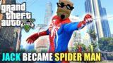 JACK BECAME SPIDER MAN AND DESTROYED LOS SANTOS | GTA V GAMEPLAY | Tecnoji Gamer