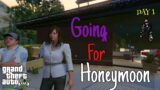 Jimmy and Rhea Going for Honeymoon (day 1) GTA V MODS Ep6