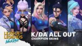 K/DA ALL OUT | CHAMPION SKINS SHOWCASE – League of Legends: Wild Rift