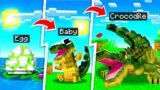 LIFE OF A PET CROCODILE IN MINECRAFT!