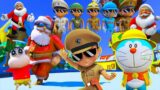 Little Singham Doraemon Aur Sinchan Met The Santa Claus: GTA V Gameplay
