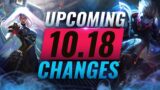 MASSIVE CHANGES: New Buffs & REWORKS Coming in Patch 10.18 – League of Legends