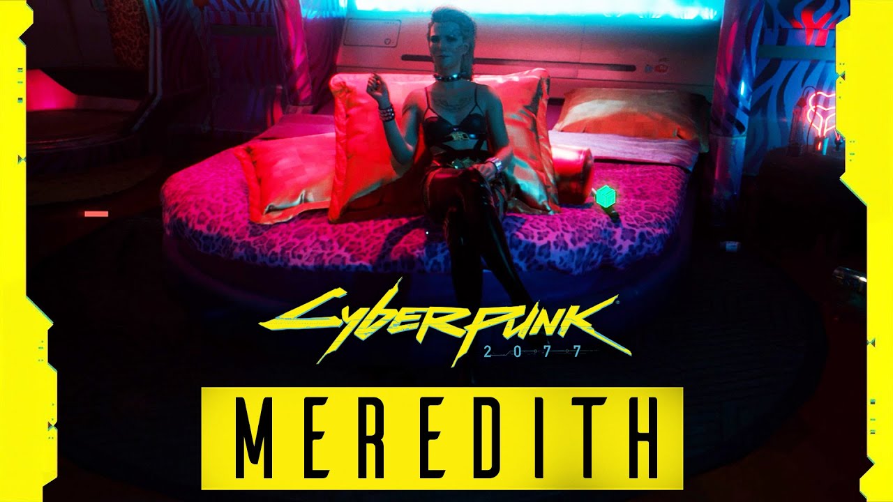 MEREDITH STOUT ROMANCE - Cyberpunk 2077 Full Story - Game videos