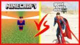 MINECRAFT Superman vs GTA V Superman – Who is best?