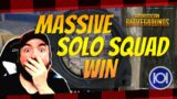 Massive Solo Squads Game! Xbox Series X PUBG