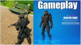 Master Chief Matte Black, Exclusive Xbox Series X & S Outfit Style, In Game/Gameplay