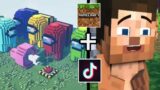 Minecraft Tik Tok Compilation 19 MEJORES MOMENTOS + FAILS + FUNNY