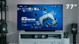 My 77” Gaming TV Setup – LG CX OLED + PS5/Xbox Series X