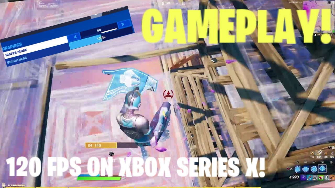 New 120 Fps On Xbox Series X Fortnite Gameplay Game Videos