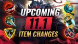 NEW UPCOMING Patch 11.1 ITEM CHANGES – League of Legends Season 11