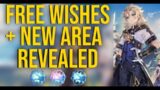 New Area Revealed + MORE Free Wishes: Genshin Impact 1.2 News