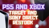 PS5 RESTOCK AT TARGET AND XBOX SERIES X | TARGET EMPLOYEES LEAK DATES | SONY DIRECT UPDATE