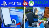 PS5 vs XBOX X SHREDDER TEST :  Dangerous Hardness Test