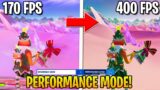 Performance Mode in Fortnite is OP! *HUGE FPS BOOST*