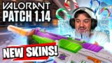 RIOT ADDS NERF GUNS TO THE GAME!? | HIKO REACTS TO VALORANT PATCH 1.14 & SKINS