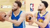 STEPHEN CURRY SIGNATURE MOVES RECREATED IN NBA 2K21 NEXT GEN! (PS5/XBOX SERIES X)