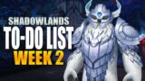 Shadowlands To-Do List Week 2 | Prepare for Castle Nathria