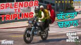 Stealing Modified Splendor (Tripling da katya challan) l GTA V Gameplay Punjabi