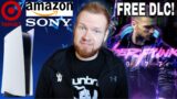 TARGET AMAZON AND SONY ALL RESTOCK PS5's TODAY! | Cyberpunk 2077 Free DLC Confirmed For Early 2021!