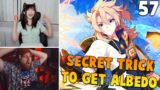 Tsikyo Shows Us A Trick On How To Get Albedo (2 In 1 Pull) | Genshin Impact Moments #57
