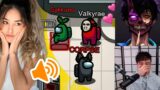 Valkyrae SIMPING for IMPOSTOR Corpse & Sykkuno! Among Us Proximity Chat with BrookeAB, Tina, Toast