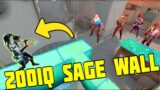 Valorant When Sage Walls Are Bangers BEST MOMENTS and FUNNY FAILS | Highlights #247