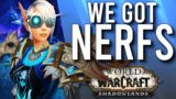WE GOT NERFS! New Updates Just Out In Shadowlands! – WoW: Shadowlands 9.0
