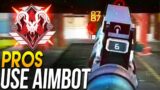 When PROS USE AIMBOT in Apex Legends…