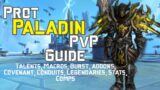 WoW 9.0.2 Shadowlands – Prot Paladin PvP Guide – Talents, Soulbinds, Covenants, Stats, Legendary