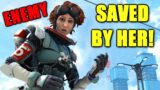 so we actually got SAVED by an Enemy Horizon in Apex Legends