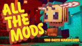 100 days in modded minecraft hardcore