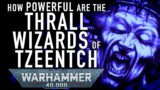 40 Facts and Lore on the Tzeentch Thrall Wizards in Warhammer 40K