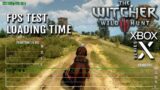 [4K] The Witcher 3: Xbox Series X Frame-Rate Test + Screen loading time/ Performance and 4K mode