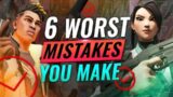 6 WORST Mistakes Almost EVERY Player Makes – Valorant