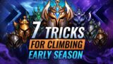 7 INCREDIBLE Tricks For Climbing Early Season – League of Legends Season 11