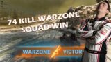74 Kill Call of Duty Warzone Squad Win with Frozone, SuperEvan and GDBooya!
