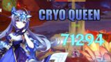 [AR54] Keqing Cryo Queen v2 Showcase – Genshin Impact