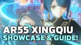 [AR55] Xingqiu SHOWCASE + Tips & Advice! (Genshin Impact)