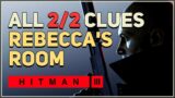 All Clues Rebecca's Room Hitman 3