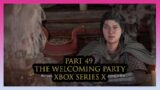 Assassin's Creed Valhalla Part 49 The Welcoming Party Xbox Series X No Commentary (Bishop)