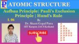 Atomic Structure L06 | Aufbau Principle, Pauli's Exclusion Principle, Hund's Rule | Exchange Energy