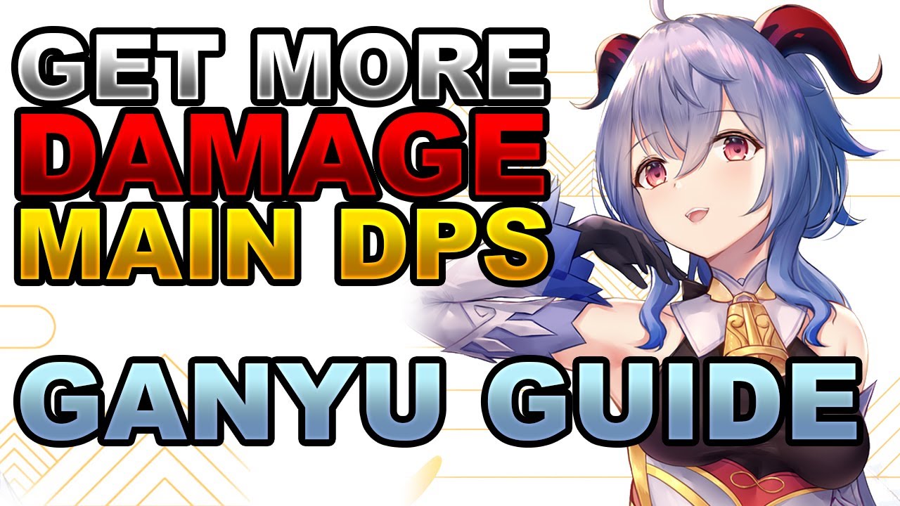 BEST GANYU BUILD FOR DAMAGE GENSHIN IMPACT GANYU MAIN DPS GUIDE [FREE