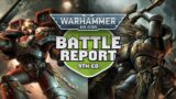 Blood Angels vs Space Wolves Warhammer 40k Battle Report