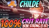 Childe 100% CRIT Domain SpeedRun -genshin Impact
