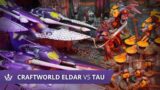 Craftworld Eldar vs Tau – 2000pt Warhammer 40k battle report