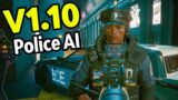 Cyberpunk 2077 Patch 1.1 Police AI Gameplay