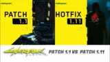 Cyberpunk 2077 | Patch 1.1 vs Patch 1.1 | GTX 1060 6GB (Small Hotfix)