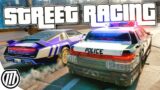 Cyberpunk 2077 Street Racing & Grand Theft Auto Gameplay