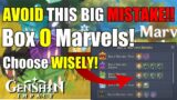 DONT MAKE THIS MISTAKE!! Box o Marvels Event! [Genshin Impact]