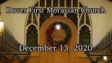December 13, 2020 – Dover First Moravian Church
